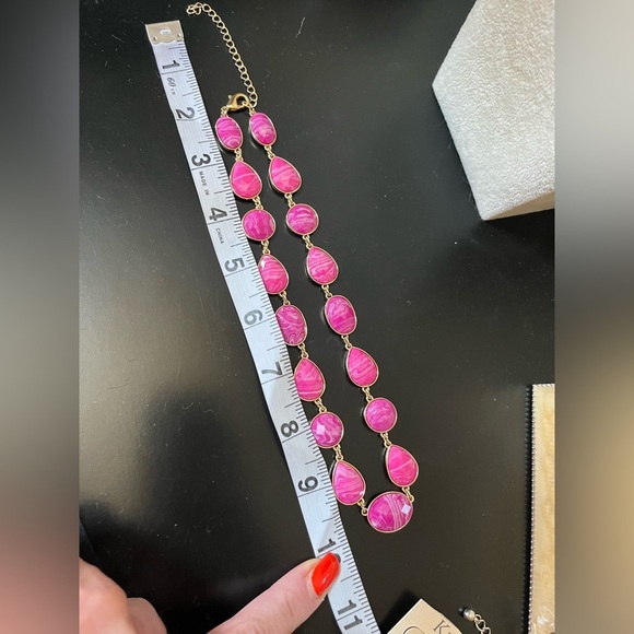 NEW! Kim Rogers Pink and Gold Jewelry Set adjustable - Picture 7 of 10